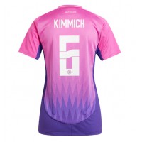 Camiseta Alemania Joshua Kimmich #6 Visitante Equipación para mujer Eurocopa 2024 manga corta